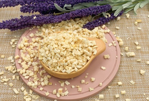 Freeze dried pumpkin dices Freeze dried pumpkin dices